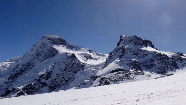 Breithorn - one of the easiest 4000 metre peaks in the Alps